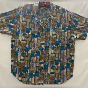 Vintage greek column men’s button up
